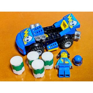 レゴ(Lego)のレゴ★ジュニア レーサー＆レーシングカー 青 美品 人気 激レア(その他)