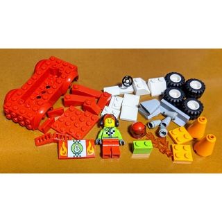 レゴ(Lego)のレゴ★ジュニア レーサー＆レーシングカー 赤 美品 人気 激レア(その他)