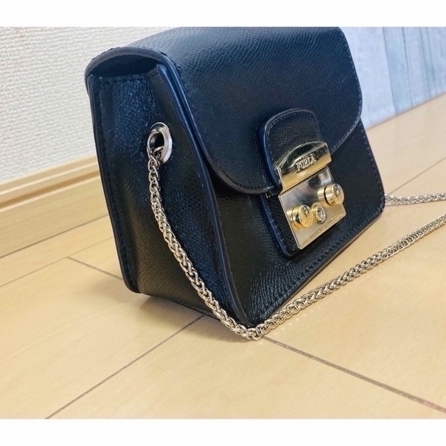 フルラ FURLA 202768 メトロポリス レザー 黒 ショルダーバック 4