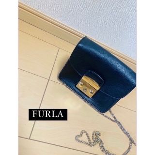 フルラ(Furla)のフルラ FURLA 202768 メトロポリス レザー 黒 ショルダーバック(ショルダーバッグ)