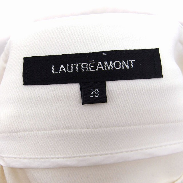 LAUTREAMONT(ロートレアモン)のロートレアモン パンツ スラックス クロップド シンプル 38 ホワイト 白 レディースのパンツ(その他)の商品写真