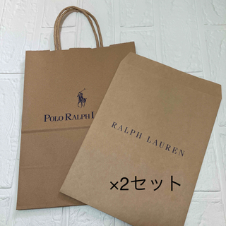 ポロラルフローレン(POLO RALPH LAUREN)の【新品未使用品】ラルフローレンショップバック　紙袋　2セット   (ショップ袋)
