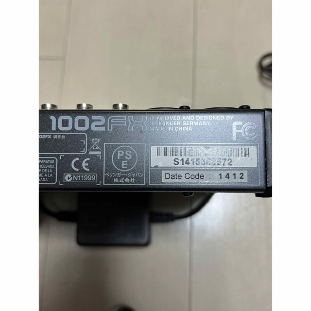 BEHRINGER XENYX 1002FX 楽器のレコーディング/PA機器(ミキサー)の商品写真