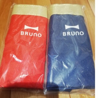 ブルーノ(BRUNO)の特茶×BRUNOゴールド持ち手 ミニトートレッド　ネイビー(ノベルティグッズ)