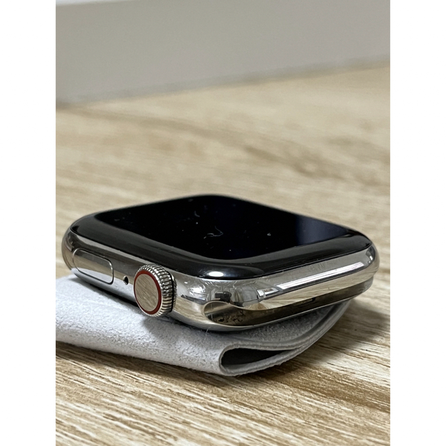 apple watch 5 44m ステンレススチール GPS セルラーモデル