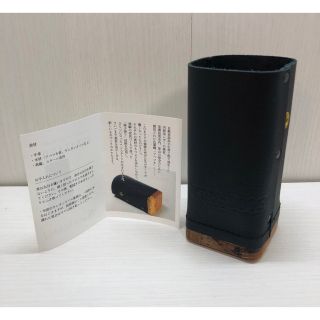 トヨタ(トヨタ)の【希少品】キナリ木工所　leather×abemaki ペンスタンド　本革(ペンケース/筆箱)