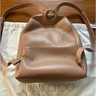 JIMMY CHOO - JIMMY CHOO ジミーチュウ バックパック ピンクベージュ
