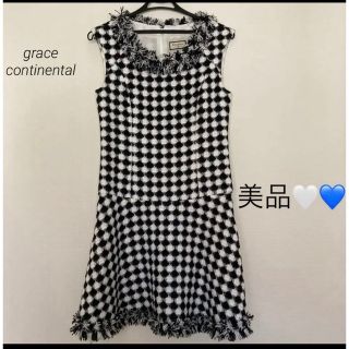 グレースコンチネンタル(GRACE CONTINENTAL)のgrace continental ワンピース美品(ミニワンピース)