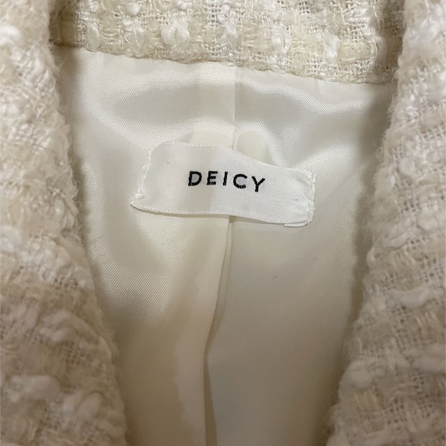 deicy(デイシー)の❤︎ツイードセットアップ❤︎オフホワイト レディースのレディース その他(セット/コーデ)の商品写真
