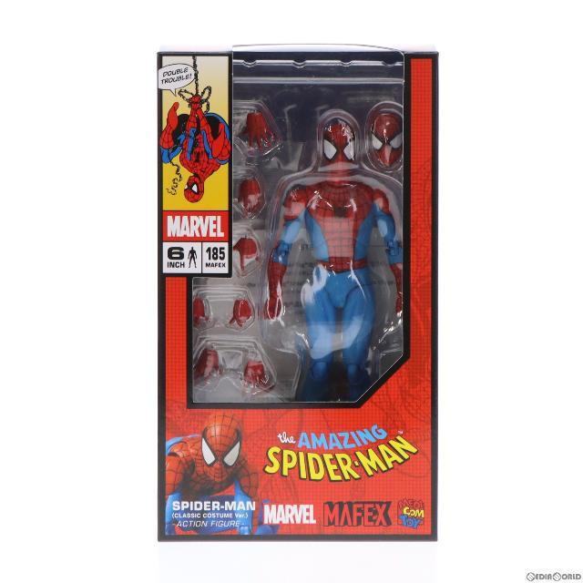 マフェックス No.185 MAFEX SPIDER-MAN(CLASSIC COSTUME Ver.)(スパイダーマン クラシック コスチュームver) The Amazing Spider-Man(ジ・アメイジング・スパイダーマン) 完成品 可動フィギュア メディコム・トイ