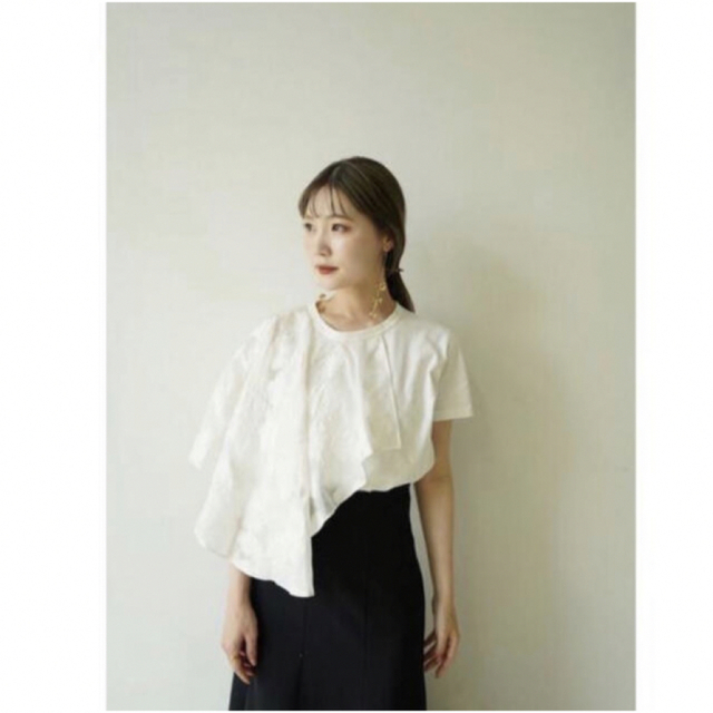 Ameri VINTAGE - Acka jacquard lace teeの+bstrading.net