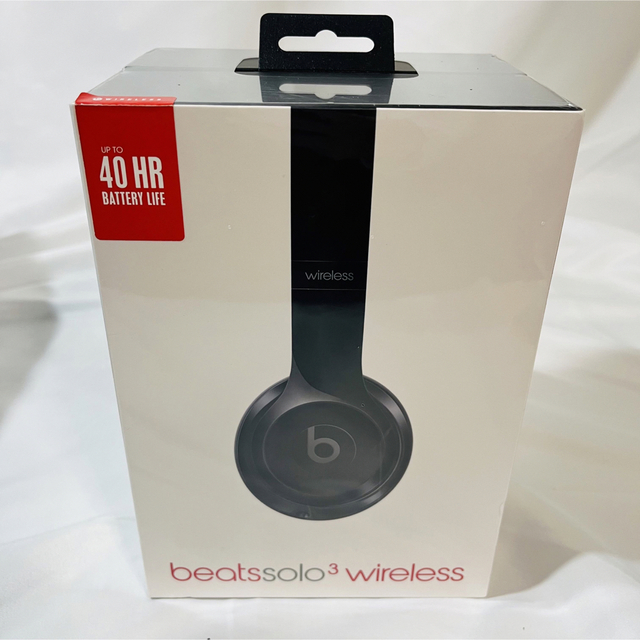 beatssolo3wireless ブラックワイヤレスヘッドホン