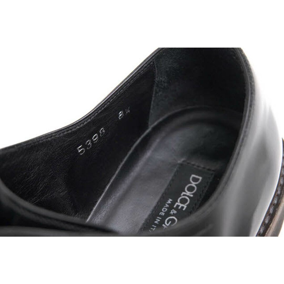 DOLCE&GABBANA(ドルチェアンドガッバーナ)のドルガバ／DOLCE＆GABBANA シューズ ビジネスシューズ 靴 ビジネス メンズ 男性 男性用レザー 革 本革 ブラック 黒  ポストマン プレーントゥ メンズの靴/シューズ(ドレス/ビジネス)の商品写真