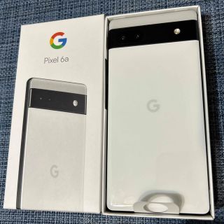 Google Pixel - Google pixel6a 128GB ホワイト 白 SIMフリーの通販 by ...