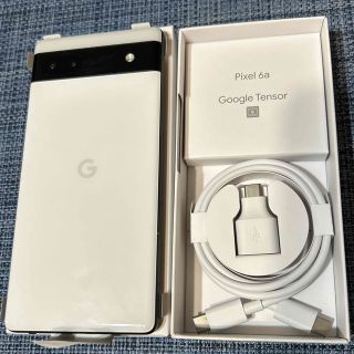 Google Pixel - Google pixel6a 128GB ホワイト 白 SIMフリーの通販 by ...