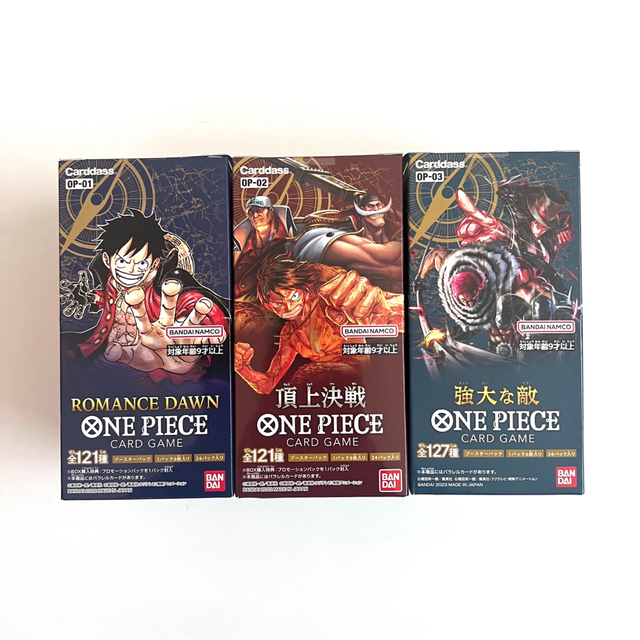 【新品未開封】ワンピースカード ロマンスドーン 頂上決戦 強大な敵 3BOX | フリマアプリ ラクマ
