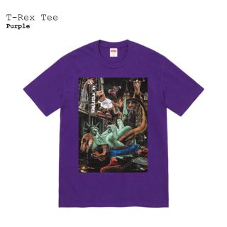 supreme HNIC tee 紫　Lサイズ