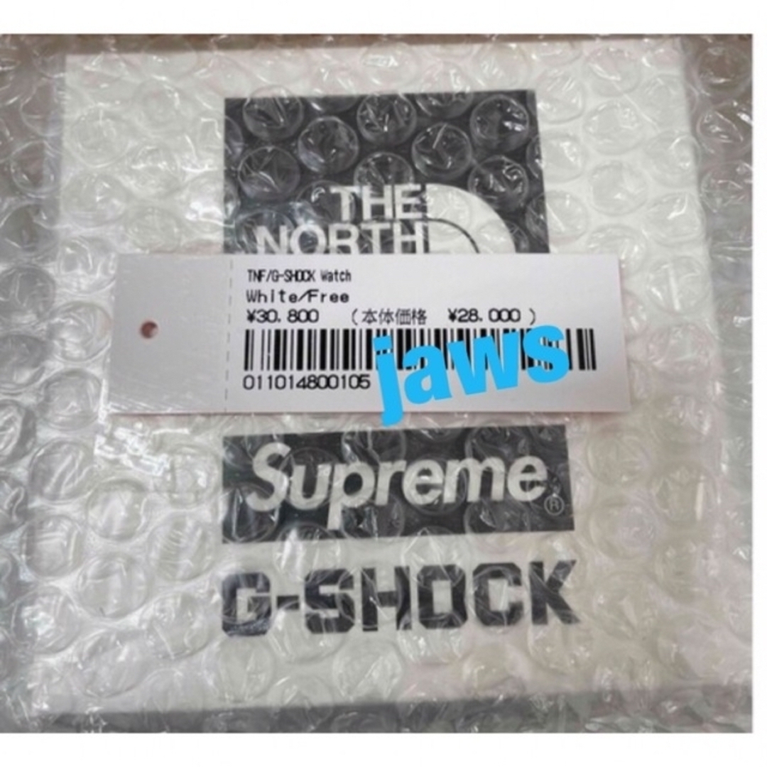 Supreme North Face G-Shock ★White ◆新品