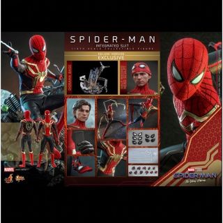 ホットトイズ(Hot Toys)のホットトイズ　スパイダーマン　インテグレーテッドスーツ　DX版(アメコミ)