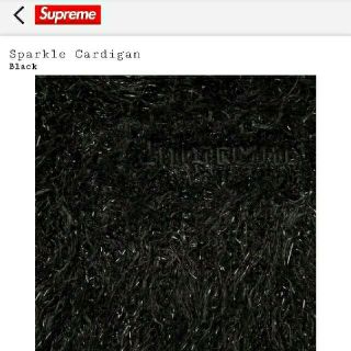 23ss Supreme Sparkle Cardigan Black L