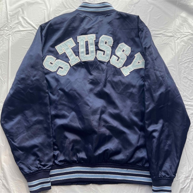 stussy スタジャン スカルロゴ