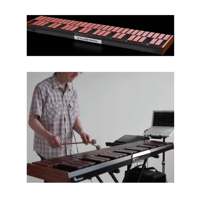 英国製　電子マリンバ（シロシンセ）4オクターブ・ケース付コオロギマリンバワン木琴打楽器