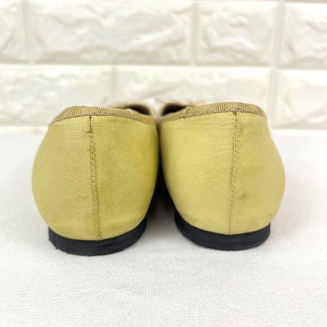 yuko imanishi ユウコイマニシ レザーフラットパンプス23.5cm | fser.cl