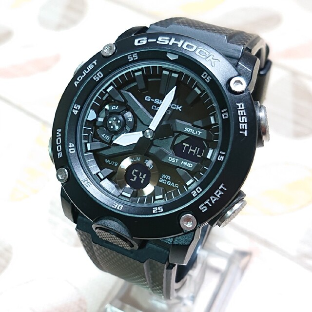 美品【CASIO／G-SHOCK】アナデジ メンズ腕時計 GA-2000S