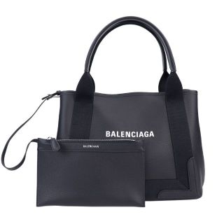 Balenciaga - バレンシアガ バッグ トート レザー 本革 ネイビーカバス