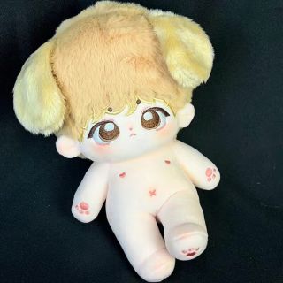 数量限定　わんちゃん　イヌ　黒髪　獣耳タイプ　20cm ぬいぐるみ