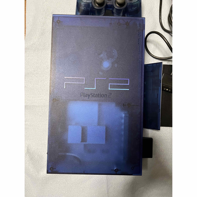 PlayStation2(プレイステーション2)のPlayStation2   プレステ2   オーシャンブルー エンタメ/ホビーのゲームソフト/ゲーム機本体(家庭用ゲーム機本体)の商品写真