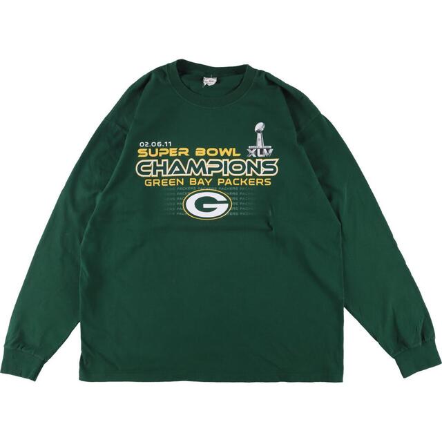 ジャージーズ Jerzees NFL GREEN BAY PACKERS グリーンベイパッカーズ 両面プリント ロングTシャツ ロンT メンズL /eaa312303Jerzeesジャージーズ特徴