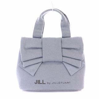 ジルバイジルスチュアート(JILL by JILLSTUART)のジルバイジルスチュアート ハンドバッグ トートバッグ リボン 灰 グレー(ハンドバッグ)