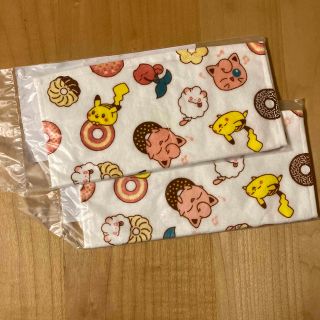 ミスタードーナツ　ポケモン　ハンドタオル2枚(キャラクターグッズ)