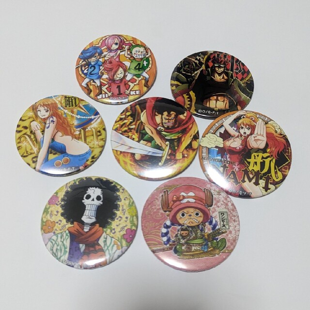 ONE PIECE　缶バッジD