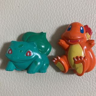 ポケモン(ポケモン)のフシギダネ　ヒトカゲ　ストラップクリップ　ポケモンストラップクリップ　ポケモン(その他)