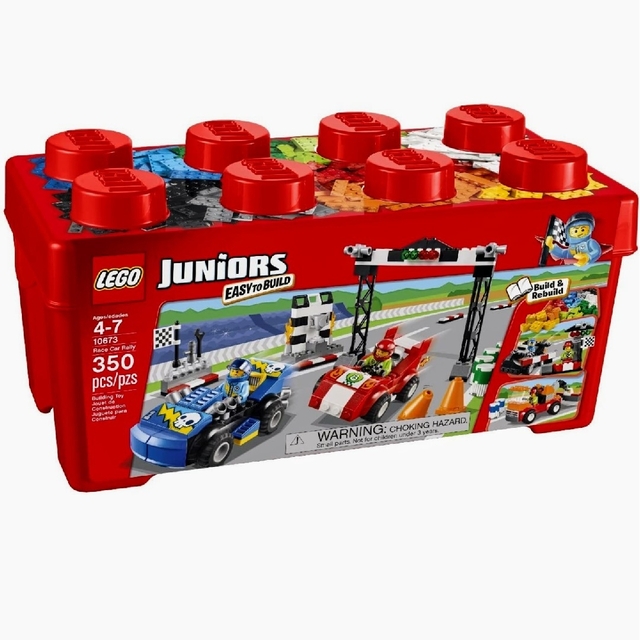 Lego(レゴ)のレゴ★ジュニア レース場＆表彰台 美品 人気 激レア エンタメ/ホビーのおもちゃ/ぬいぐるみ(その他)の商品写真