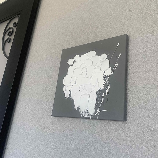 限定版 現代アート 30×30㎝ テクスチャーアート モダン 絵画 抽象画
