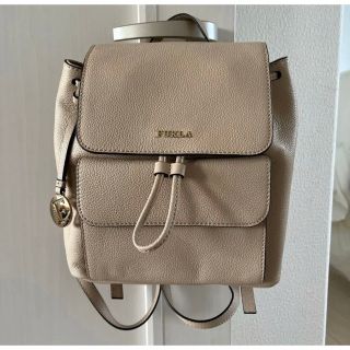 フルラ(Furla)の38様専用FURLA ミニリュック　ベージュ　美品(リュック/バックパック)