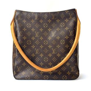 ルイヴィトン(LOUIS VUITTON)のLOUIS VUITTON ハンドバッグ ルーピングGM モノグラム(ショルダーバッグ)