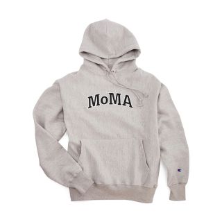 モマ(MOMA)のChampion フーディー MoMA Edition グレー L(パーカー)