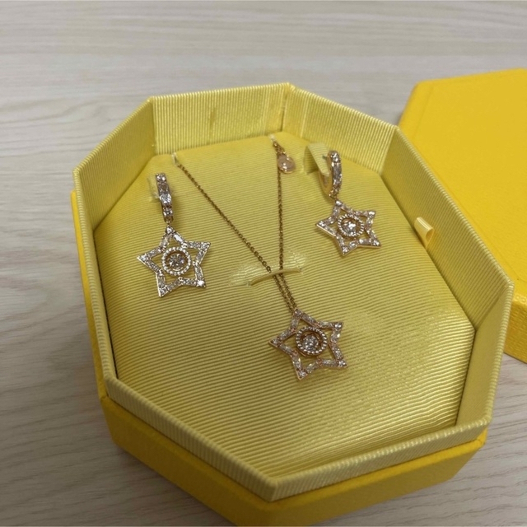 スワロフスキー stella ネックレス ピアス セット