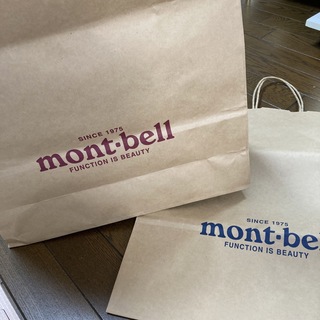モンベル(mont bell)のmont-bell ショップ袋　大2枚セット　モンベル(ショップ袋)