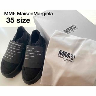 MM6 - 【新品】MM6 MaisonMargiela ブラック スニーカー 35の通販｜ラクマ