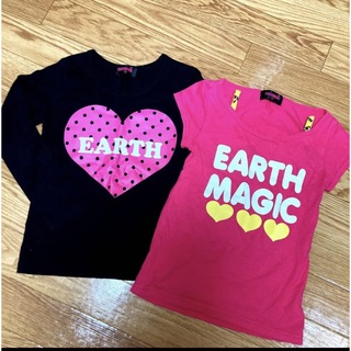 アースマジック(EARTHMAGIC)のアースマジック♡Tシャツ ２枚セット(Tシャツ/カットソー)