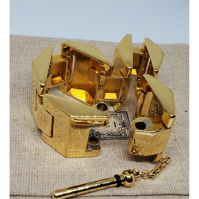 超レア トム・フォード期 廃盤品】GUCCI ゴールドメッキ ブレスレット
