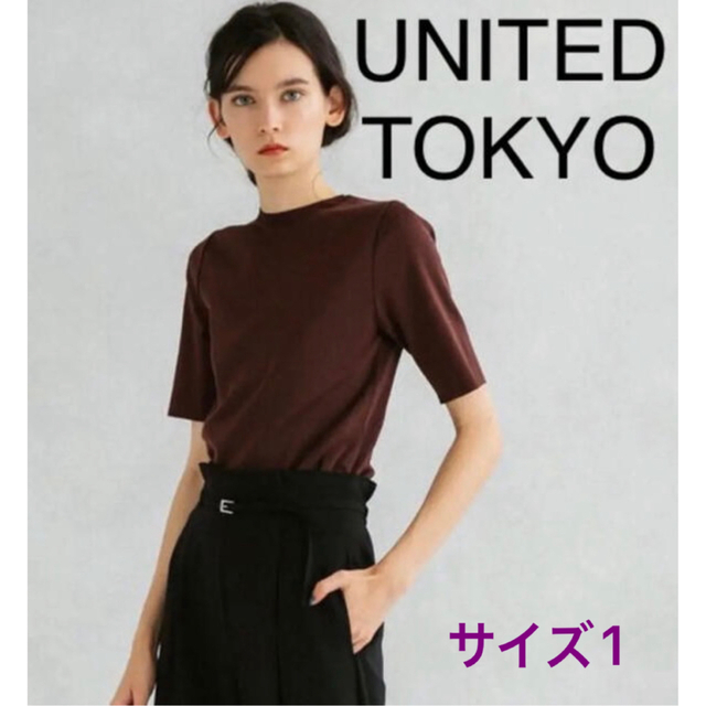 UNITED TOKYO(ユナイテッドトウキョウ)のユナイテッドトウキョウ ♡ パレスクルーニット　サマーニット　ブラウン レディースのトップス(ニット/セーター)の商品写真