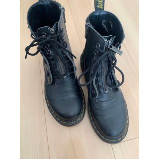 ドクターマーチン(Dr.Martens)のドクターマーチン　Dr.Martens  センターZIP  8ホール　ブラック(ブーツ)