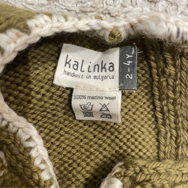 kalinka ニットワンピース　2-4y キッズ/ベビー/マタニティのキッズ服女の子用(90cm~)(ニット)の商品写真