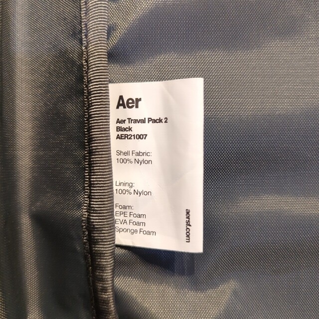 Aer Travel Pack 2　トラベルパック2  33L 機内持込可